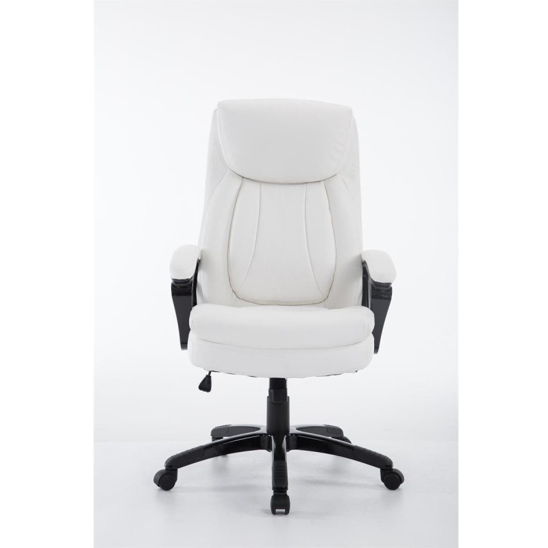 Sillón de Oficina TOMPA, Resistente hasta 150 kg, Gran acolchado, color Negro