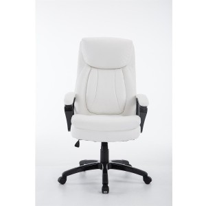 Sillón de Oficina TOMPA, Resistente hasta 150 kg, Gran acolchado, color Negro