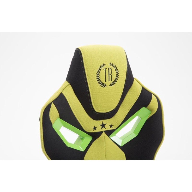 Silla Gaming HAMIL en tela color negro