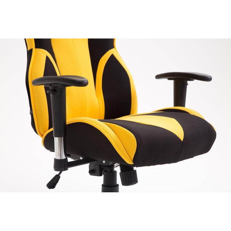 Silla Gaming HAMIL en tela color negro