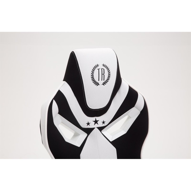 Silla Gaming HAMIL en tela color negro