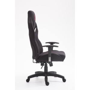 Silla Gaming HAMIL en tela color negro