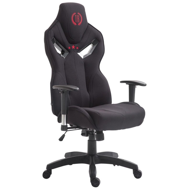 Silla Gaming HAMIL en tela color negro