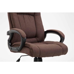 Silla de oficina NINA, diseño resistente, en tela, color negro