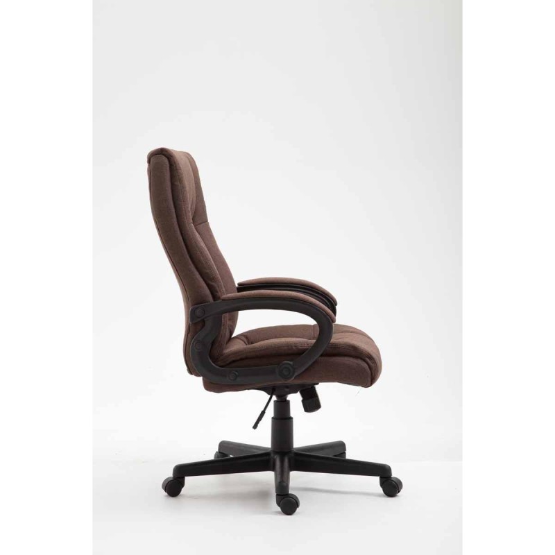 Silla de oficina NINA, diseño resistente, en tela, color negro