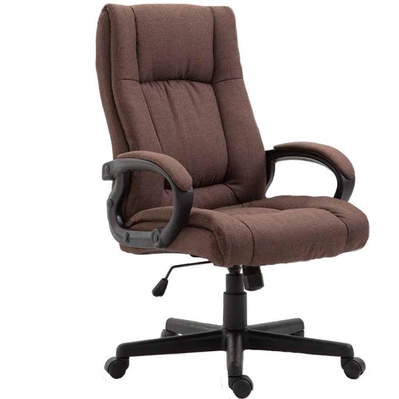 Silla de oficina NINA, diseño resistente, en tela, color negro