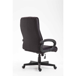 Silla de oficina NINA, diseño resistente, en tela, color negro