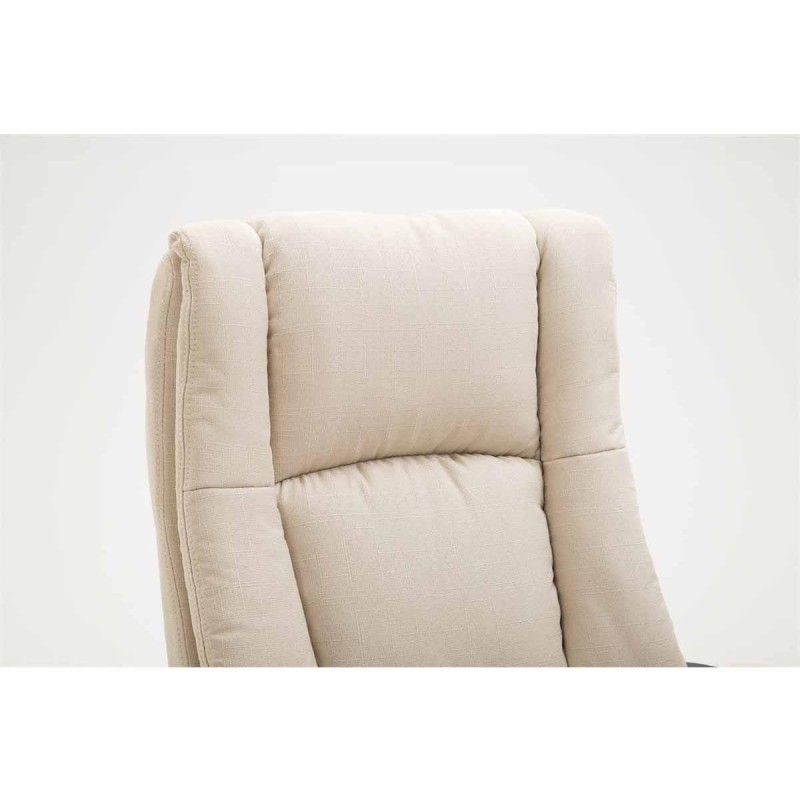 Silla de oficina NINA, diseño resistente, en tela, color negro