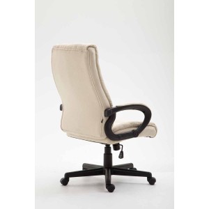 Silla de oficina NINA, diseño resistente, en tela, color negro