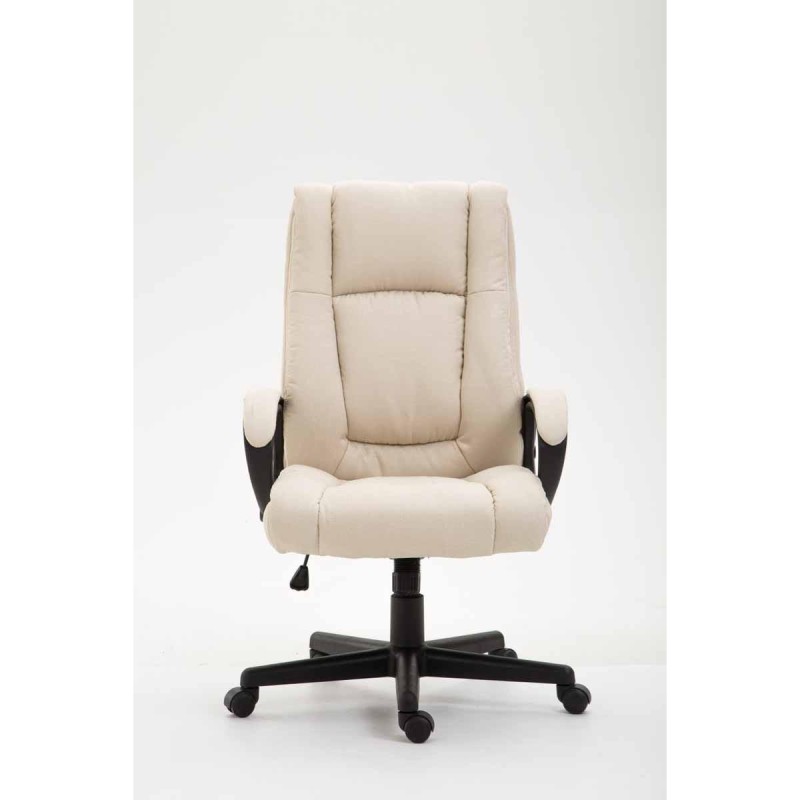 Silla de oficina NINA, diseño resistente, en tela, color negro