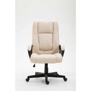 Silla de oficina NINA, diseño resistente, en tela, color negro