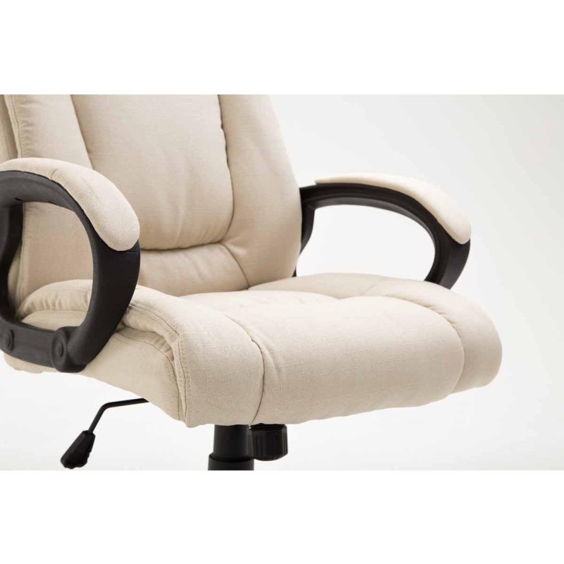 Silla de oficina NINA, diseño resistente, en tela, color negro