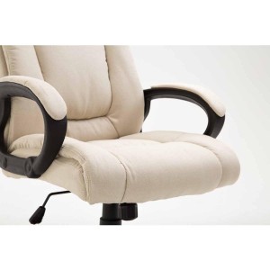 Silla de oficina NINA, diseño resistente, en tela, color negro