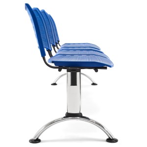 Bancada 4 asientos ELVA, negro