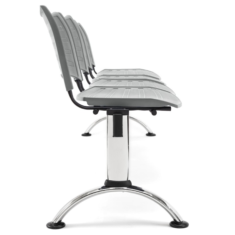 Bancada 4 asientos ELVA, negro