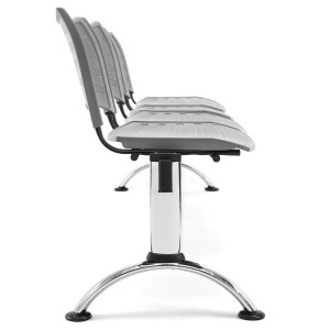 Bancada 4 asientos ELVA, negro