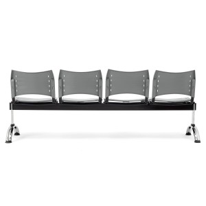 Bancada 4 asientos ELVA, negro