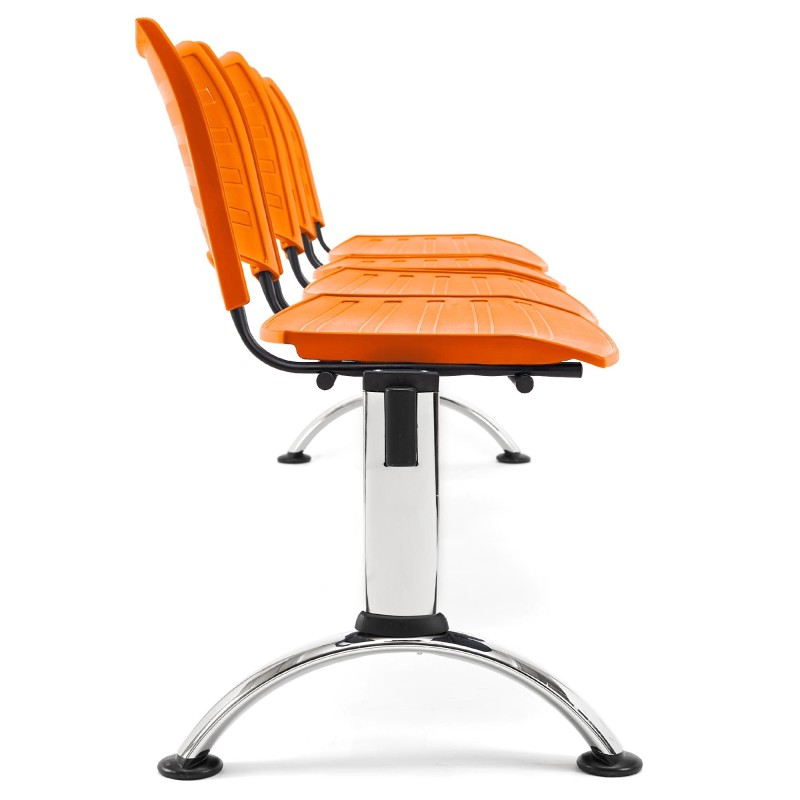 Bancada 4 asientos ELVA, negro