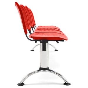 Bancada 4 asientos ELVA, negro