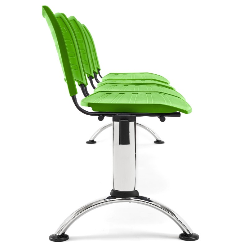 Bancada 4 asientos ELVA, negro