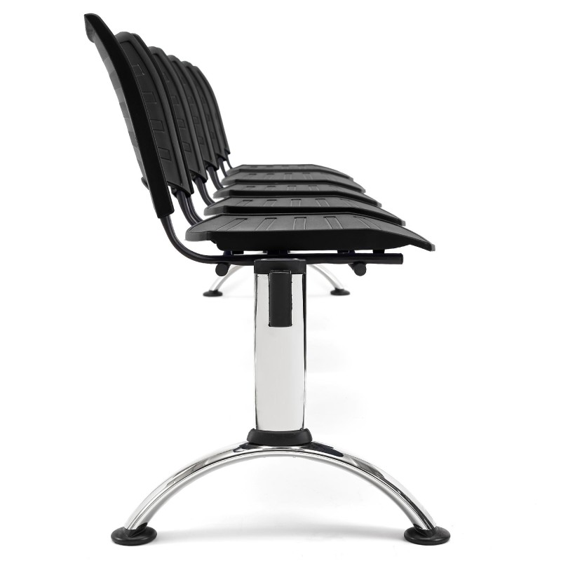 Bancada 5 asientos ELVA, negro