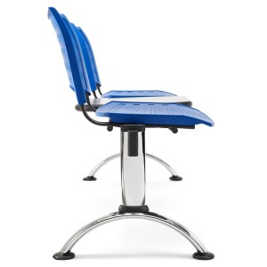 Bancada 2 asientos y mesa ELVA, negro