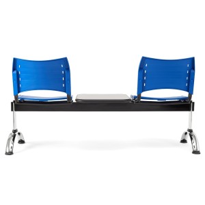 Bancada 2 asientos y mesa ELVA, negro