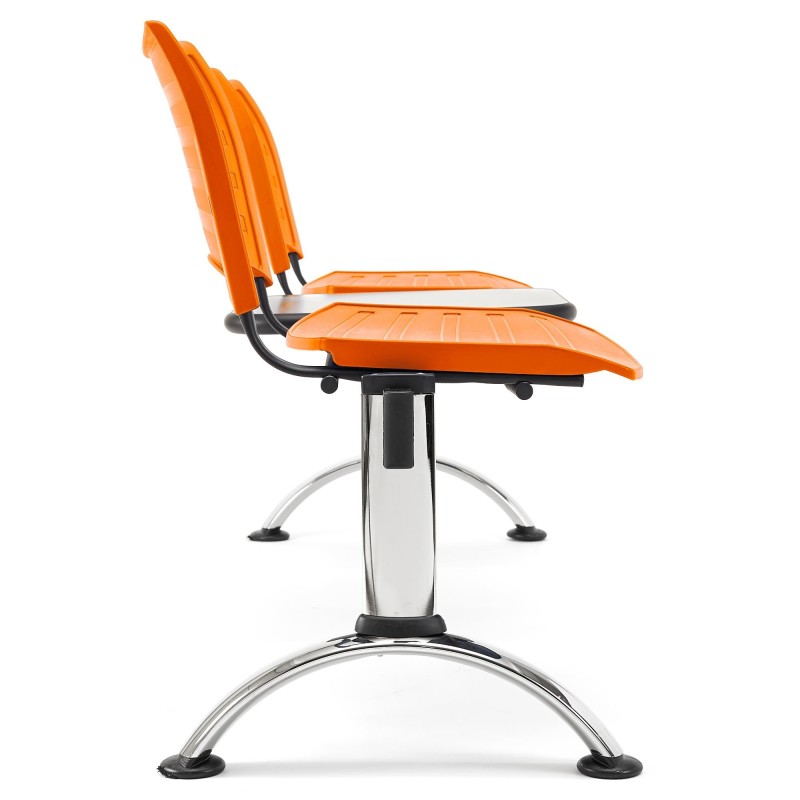 Bancada 2 asientos y mesa ELVA, negro