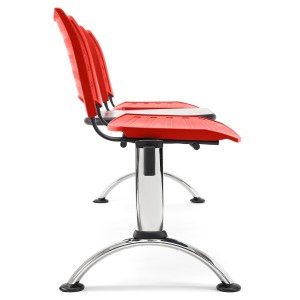 Bancada 2 asientos y mesa ELVA, negro