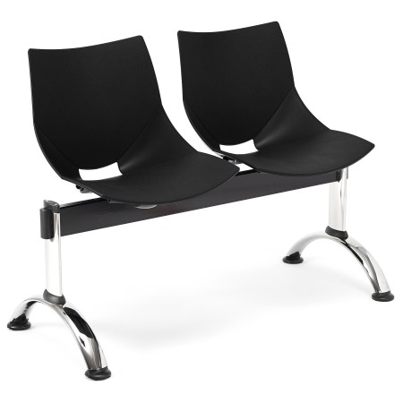 Bancada para recepción 2 asientos AMIR, negro 2