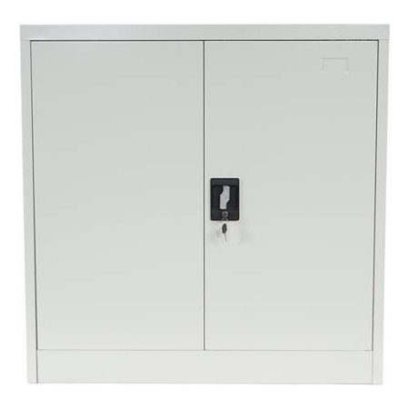 Armario archivador metálico BIRGIT, 90x90x40 cm, gris