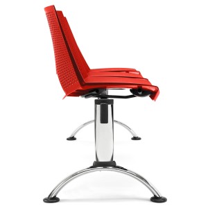 Bancada para sala de espera 3 asientos ENZO, negro