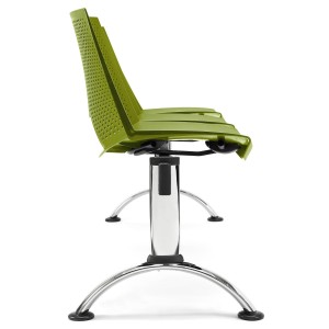 Bancada para sala de espera 3 asientos ENZO, negro