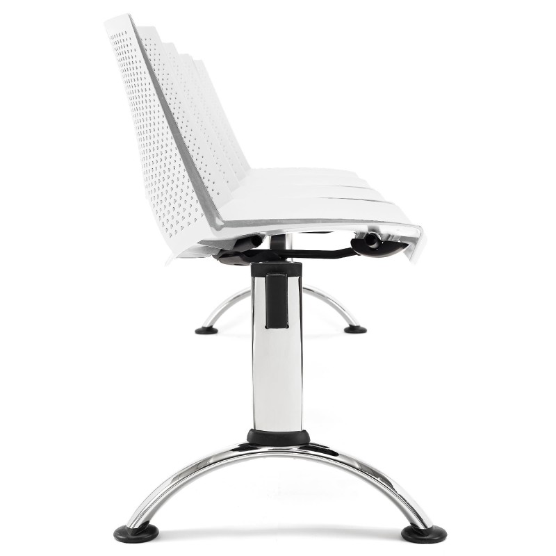 Bancada para sala de espera 4 asientos ENZO, negro