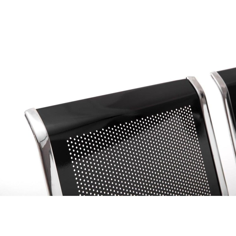 Bancada 2 asientos AUREA, en metal negro