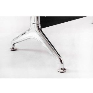 Bancada 2 asientos AUREA, en metal negro