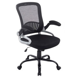 Silla de oficina COPERNICO en malla transpirable color negro