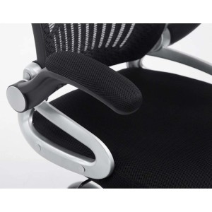 Silla de oficina COPERNICO en malla transpirable color negro