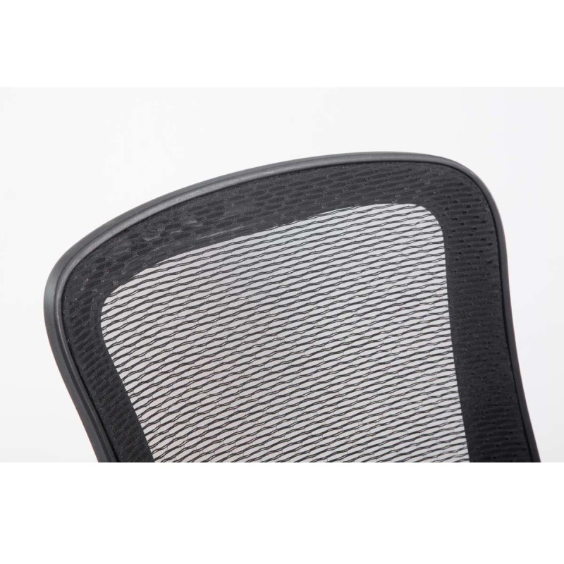 Silla de oficina COPERNICO en malla transpirable color negro