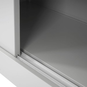 Armario archivador metálico GRYEN, 69x80x42 cm, gris