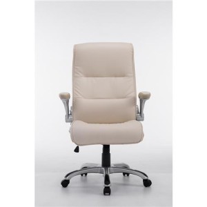 Sillón de oficina CRISTIANO, Gran Acolchado, Mecanismo Basculante, Uso diario 8h, En Negro