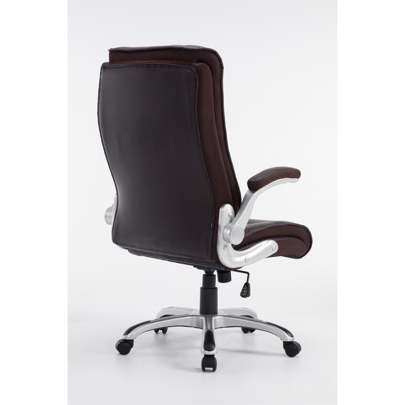 Sillón de oficina CRISTIANO, Gran Acolchado, Mecanismo Basculante, Uso diario 8h, En Negro