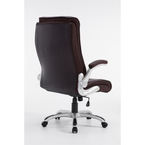 Sillón de oficina CRISTIANO, Gran Acolchado, Mecanismo Basculante, Uso diario 8h, En Negro