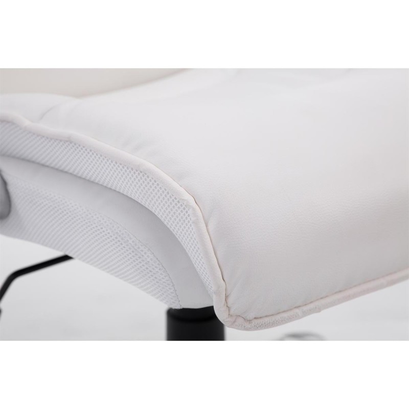 Sillón de oficina CRISTIANO, Gran Acolchado, Mecanismo Basculante, Uso diario 8h, En Negro