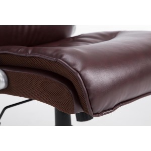 Sillón de oficina CRISTIANO, Gran Acolchado, Mecanismo Basculante, Uso diario 8h, En Negro