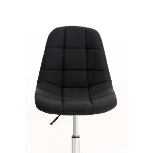 Silla de oficina EMILY en tela negra