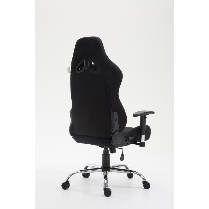 Silla Gaming ROSBY TELA, Diseño Deportivo y Gran Comodidad, Color Negro
