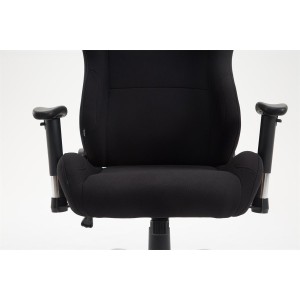 Silla Gaming ROSBY TELA, Diseño Deportivo y Gran Comodidad, Color Negro