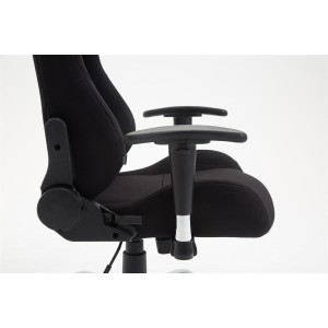 Silla Gaming ROSBY TELA, Diseño Deportivo y Gran Comodidad, Color Negro