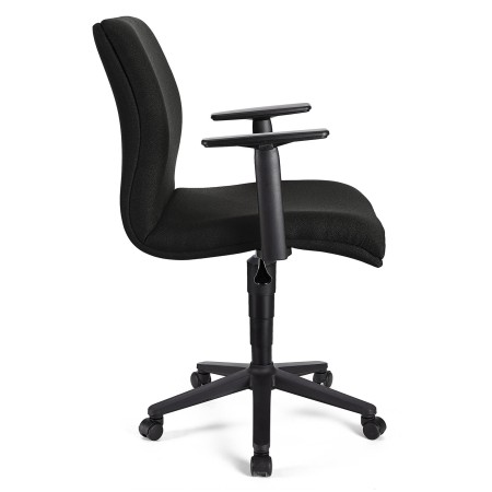 Silla de Oficina ANIBAL BASE en tela negra 2